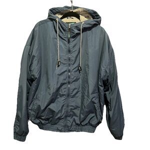 Dutch Harbor Gear Men's Workwear Hoodie Jacket Blue Lining Size XXL Full Zip